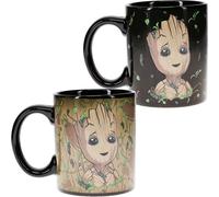 Paladone - Tasse à changement de couleur - Marvel Groot (300ml) Tasse à café Tasse magique Gardiens de la Galaxie