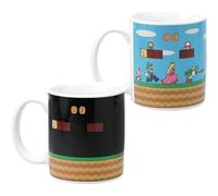 Tasse Changeante de Chaleur Super Mario Bros - Marchandise Nintendo Officielle, Cadeau Nostalgique pour Luigi, Yoshi & Princesse Peach pour Collectionneurs, 10oz