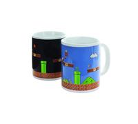 Paladone Tasse Super Mario Changeante de Chaleur - Marchandise Officielle, Révèle Écran Niveau Mario avec Boisson Chaude, Cadeau Original pour Gamers Rétro, 300ml (10 fl oz)