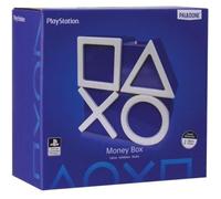 PALADONE - Tirelire Playstation 5 Icônes en céramique - H: 15cm - Blanc et bleu