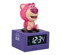 Paladone Toy Story Lotso Réveil numérique avec veilleuse et Musique - Horloge de Chambre à Coucher pour Enfants sous Licence Officielle Disney Pixar - Alimenté par Piles - Idée Cadeau Amusante et