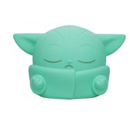 Paladone, Veilleuse SquishyGlo Star Wars The Mandalorian Grogu en silicone, lampe LED souple avec 3 niveaux de luminosité et arrêt automatique, lampe rechargeable pour chambre d'enfant