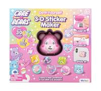 Paladone WeCool Care Bears Fabricant de Stickers 3D DIY pour Enfants, Kit d'Art Officiellement Licencié pour Filles et Garçons Fabrique 30 Autocollants Personnalisés, Cadeau et Jouet Créatif Amusant