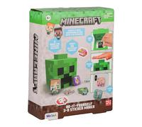 Paladone WeCool Minecraft Creeper Kit d'autocollants DIY 3D sous licence officielle pour enfants à partir de 6 ans, permet de réaliser 50 autocollants personnalisés, Cadeau créatif et jouet amusant