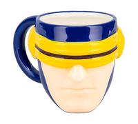 Paladone X-Men Cylcops Tasse à visière de combat changeant de chaleur, sous licence officielle Marvel 550 ml, tasse à café surdimensionnée pour le thé, le chocolat chaud et plus encore, cadeau de