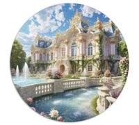Palais de Buckingham 1000 Pièces Puzzle Intelligence Magique Circulaire DécoRation Moderne DIY Créatif Jeux De Défi Uniques 1000pcs (67.5x67.5cm)