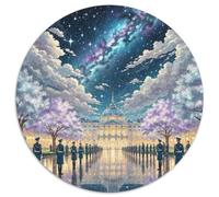 Palais de Buckingham 1000 Pièces Puzzle Intelligence Magique Circulaire DécoRation Moderne DIY Créatif Jeux De Défi Uniques 1000pcs (67.5x67.5cm)