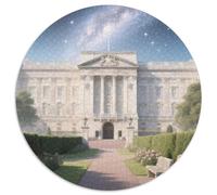 Palais de Buckingham Puzzle Adulte 1000pcs Bâtiment Landmark Qualité Sup Jeu Éducatif Challenge Toy Difficile Cadeaux Adultes Déco Intérieur (67.5x67.5cm)