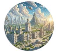Palais de Buckingham, Royaume-Uni 1000 Pièces Jigsaw Puzzles Puzzles Ronds pour Adultes Et Enfants Cadeaux Jeu D'Intelligence De l'art De La DécoRat ION Moderne 1000pcs (67.5x67.5cm)