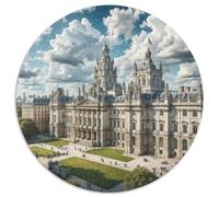 Palais de Buckingham, Royaume-Uni 1000 Pièces Puzzle Rond pour Enfants Décompression Jeu D'Intelligence De l'art De La DécoRat ION Moderne 1000pcs (67.5x67.5cm)
