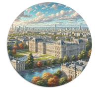 Palais de Buckingham, Royaume-Uni 1000 Pièces Puzzles Classiques Puzzle Circulaire pour Enfants Cadeaux Jeu D'Intelligence De l'art De La DécoRat ION Moderne 1000pcs (67.5x67.5cm)