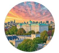 Palais de Buckingham, Royaume-Uni 1000 Pièces Puzzles Classiques Puzzle Circulaire pour Enfants Cadeaux Jeu D'Intelligence De l'art De La DécoRat ION Moderne 1000pcs (67.5x67.5cm)