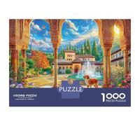 Palais de l'Alhambra Puzzle 1000 Pièces, Difficile Puzzles pour Adults EnfFourmi, Jeu De Défi Intellectuel 52x38cm/1000pcs