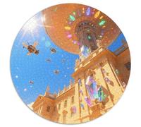 Palais de Schönbrunn 1000 Pièces Jigsaw Puzzles Puzzle Rond pour Adultes Et Enfants Encastrement Parfait Jeu D'Intelligence De l'art De La DécoRat ION Moderne 1000pcs (67.5x67.5cm)