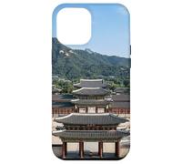 Palais de Séoul Corée Architecture Traditionnelle Scène Montagne Coque pour iPhone 12 Pro Max