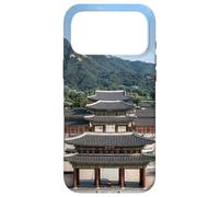 Palais de Séoul Corée Architecture Traditionnelle Scène Montagne Coque pour iPhone 17 Pro Max