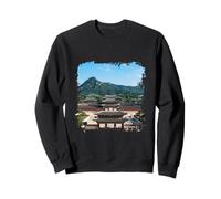 Palais de Séoul Corée Architecture Traditionnelle Scène Montagne Sweatshirt