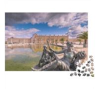 Palais de Versailles Puzzle Adulte 1000 Teile Palais Éducatif Challenge Toy Artisanat Cadeau Famille Décor À La Maison pour Adultes Et Enfants À Partir De 14 Ans 1000pcs (75x50cm)