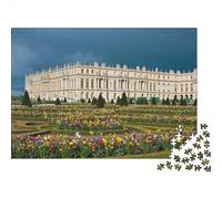 Palais de Versailles Puzzles pour Adultes 1000 Teile Palais Éducatif Challenge Toy Artisanat Cadeau Famille Décor À La Maison Jeu D'adresse pour Toute La Famille 1000pcs (75x50cm)