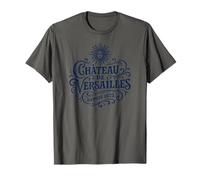 Palais de Versailles Soleil Depuis 1623 Imprimé Vintage Marine T-Shirt