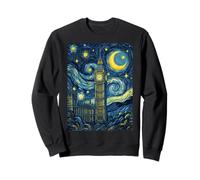 Palais de Westminster Nuit étoilée Histoire de l'art Cadeau Sweatshirt