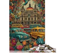Palais des Beaux-Arts Puzzles en Bois 300 Pièces Adultes Jeux Éducatifs Cadeaux d'anniversaire pour DécoRation Jeu De Défi Familial Relaxation Et Sagesse 300pcs (40x28cm)