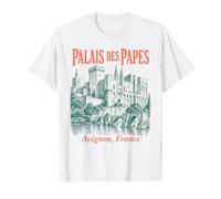 Palais des Papes Avignon France Château Gothique T-Shirt