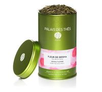 Palais des Thés, FLEUR DE GEISHA, Thé Vert Parfumé, Mélange Floral et Fruité, Parfum Doux et Gourmand, Boite Métal 100g