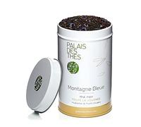 Palais des Thés, MONTAGNE BLEUE, Thé Noir parfumé, Mélange Fruité, Floral et Gourmand, Boîte métal 100g