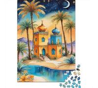 Palais du désert Magique Puzzle 1000 Pièces Adultes intéressant Puzzles 1000 Pièces Jeux D'adresse Décor À La Maison 52x38cm/1000pcs