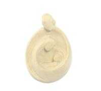 Palais du Rosaire Applique Miniature de la Sainte Famille en Bois de 5cm en Boite Cadeau - Décoration de Noël - Culte Chrétien en Bois