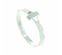 Palais du Rosaire Bague dizainier en Argent avec une croix - Bague Argent - Culte Chrétien en Argent