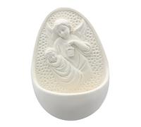 Palais du Rosaire Bénitier en Albatre avec des anges de 12 cm - Bénitier - Culte Chrétien en Albatre