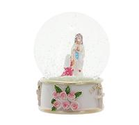 Palais du Rosaire Boule à neige de l'Apparition de Lourdes diamètre 9 cm - Maison et décoration - Culte Chrétien en Résine