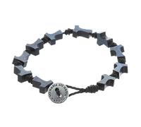 Palais du Rosaire Bracelet dizainier corde, bois et croix de Tau - Bracelet dizainier - Culte Chrétien en Corde