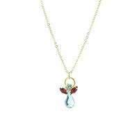 Palais du Rosaire Collier pour chaque mois avec Ange de Cristal véritable - Collier fantaisie - Culte Chrétien en Cristal