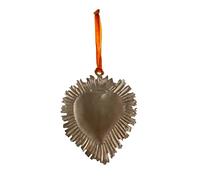 Palais du Rosaire Ex-voto coeur à suspendre 20 cm - Cadre religieux - Culte Chrétien en Métal