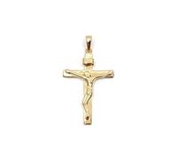 Palais du Rosaire Pendentif croix Plaqué Or moderne - Médaille et croix Plaqué Or - Culte Chrétien