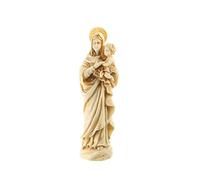 Palais du Rosaire Statue de la Vierge à l'enfant en Pierre et résine 15cm - Boutique Chrétienne - Culte Chrétien en