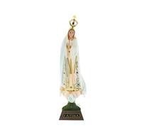 Palais du Rosaire Statue de Notre Dame de Fatima 22cm - Statue Vierge de Fatima - Culte Chrétien en Résine