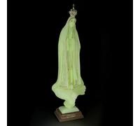 Palais du Rosaire Statue de Notre Dame de Fatima Lumineuse de 44cm en résine - Statue Lumineuse - Culte Chrétien en Résine