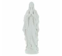 Palais du Rosaire Statue de Notre Dame de Lourdes Blanche en résine 12cm - Statue Vierge Marie - Culte Chrétien en Résine