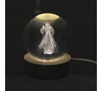 Palais du Rosaire Veilleuse boule lumineuse à LED Jésus Miséricordieux - Lampe - Culte Chrétien en Plastique