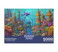 Palais sous-Marin 1000 Pieces Jigsaw Puzzles for Adults Challenging Game Stress Relieving Entertainment Cultivate The Spirit of Teamwork for Men, Women, Elders, Seniors 38x26cm/1000pcs