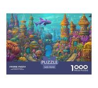 Palais sous-Marin 1000 Pieces Jigsaw Puzzles for Adults Family Challenge Toys Stress Relieving Entertainment Exercise The Memory of The Brain for Adults and Kids, Age 12 Years Up 70x50cm/1000pcs