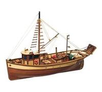 OcCre - Kit de modèle en bois Palamos 1:45 - Bateau de pêche espagnol - Débutant - Réf. 12000