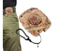 Palan À Arc Rétractable - 11,9 X 8,9 X 5 Cm, Palan À Engrenages Pour Support D'arbre, Puissant Ascendeur De Chae En Selle, Support D'arbre De Chasse Amélioré, Corde De Levage De Chasse, Corde De Lev