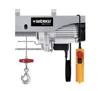 Palan à câble 400/800 Kg WERKU (1350 W)