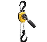 Palan à chaîne à levier manuel - Alliage d'aluminium, poignée en caoutchouc sécurisée, idéal pour soulever et tirer sur des chantiers à gaz, Worhops et chantiers de construction