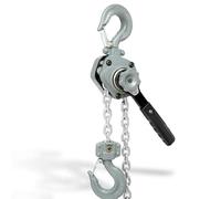 Palan à chaîne à levier manuel, Palan à chaîne en alliage d'aluminium, capacités multiples, acier au manganèse G80, crochet 360°, loquet de sécurité, palan manuel portable levier(1.5t 3m)